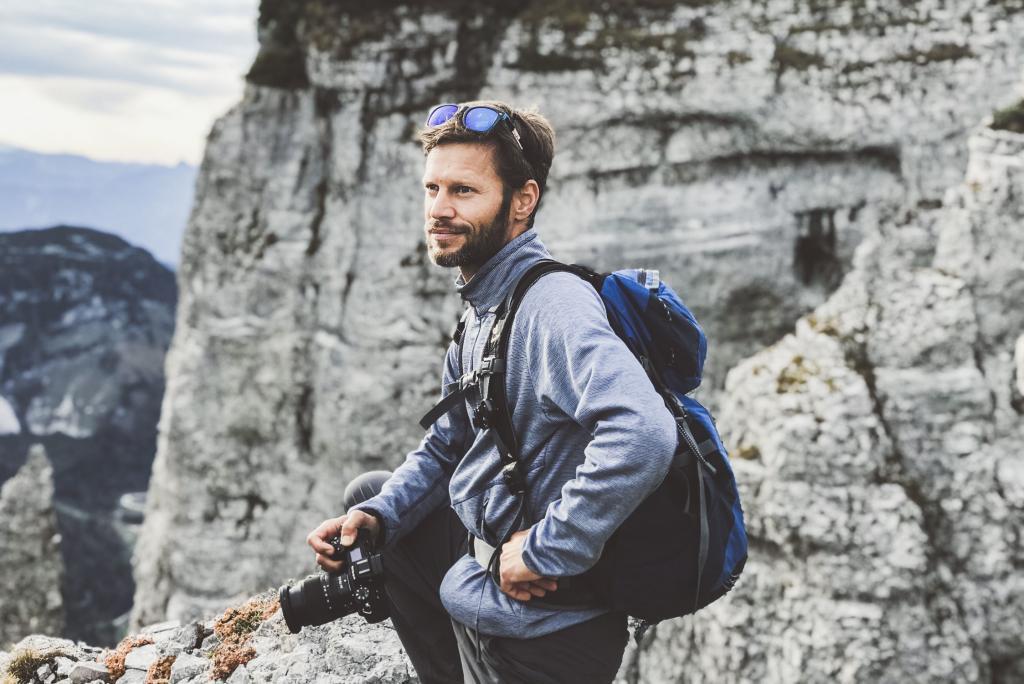Fotograf Klaus Krumboeck am Loser in Altaussee