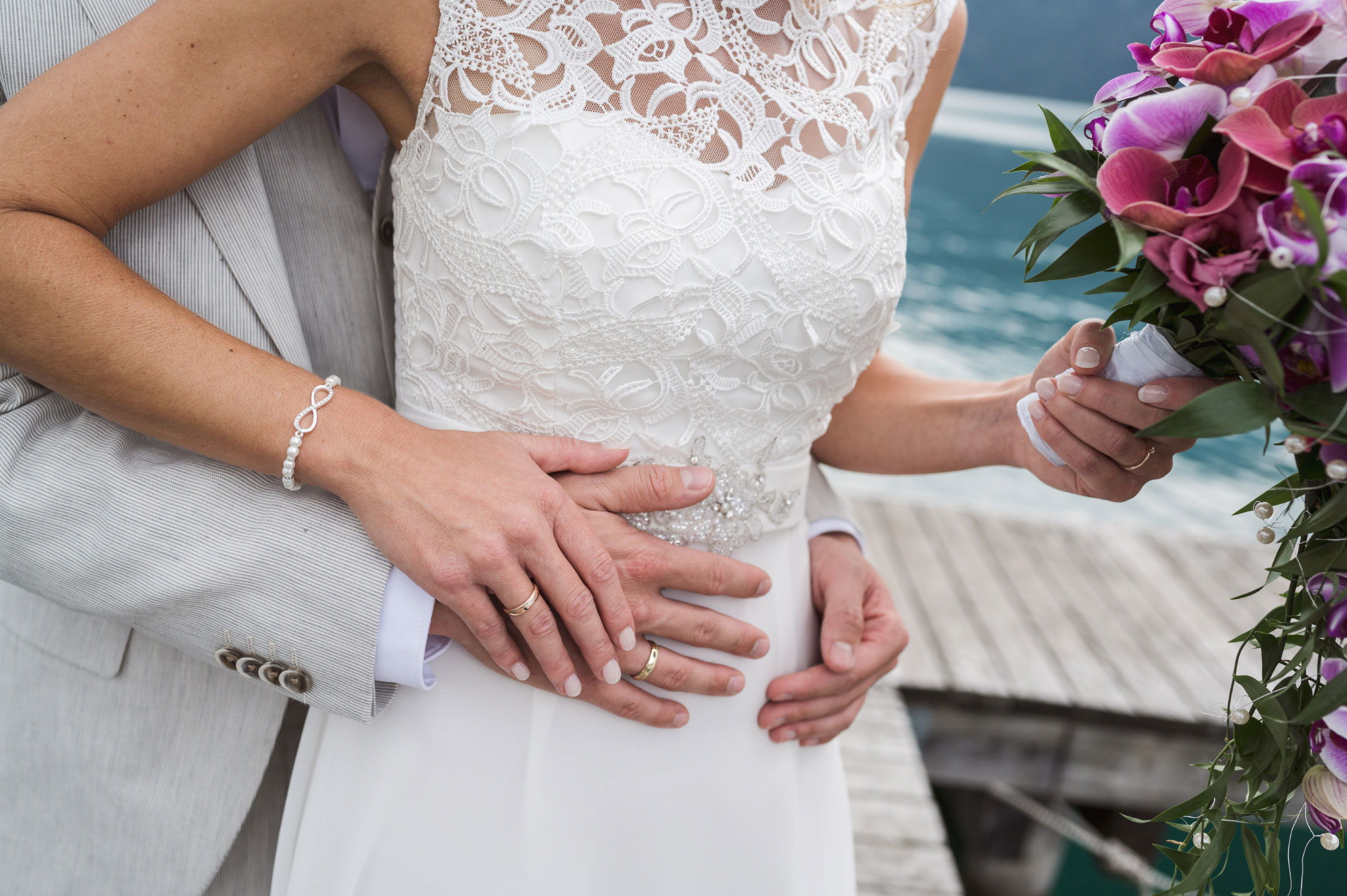Hochzeit Karin und Dominik Paarfotos in Unterach am Attersee