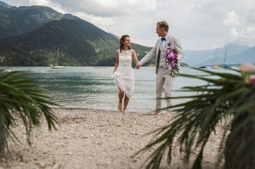 Hochzeit Karin und Dominik Paarfotos im Brunnwind St. Gilgen