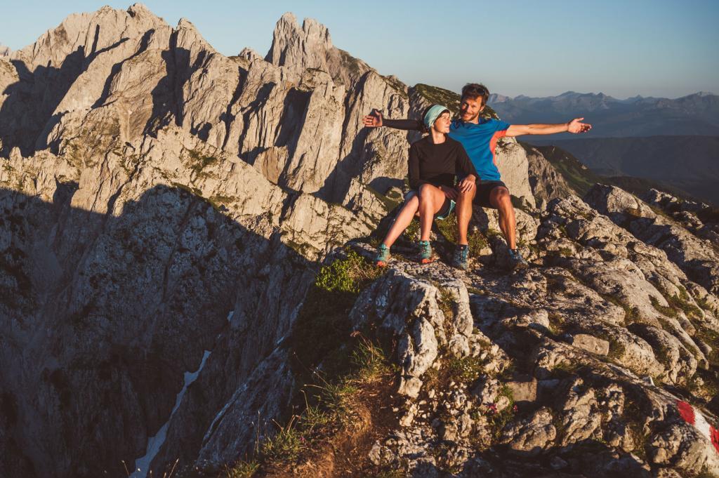 Fotograf Klaus Krumboeck am Donnerkogel mit seiner Liebsten