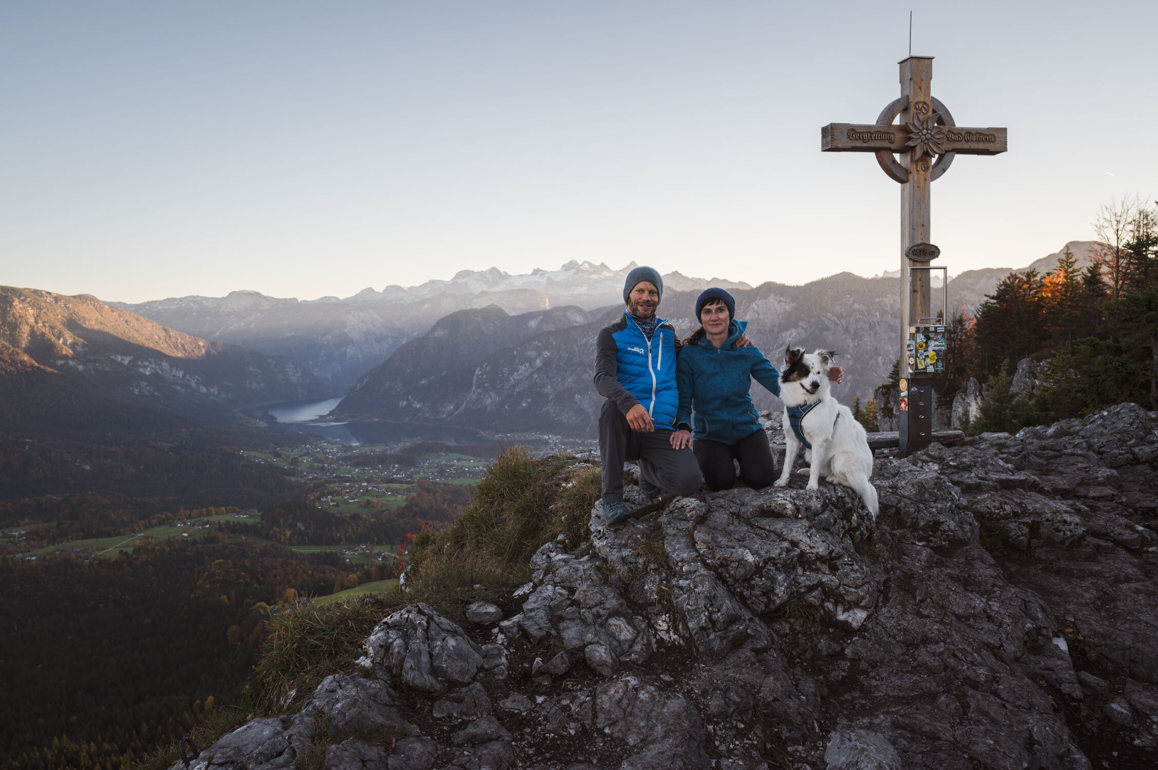 Nadine Ellie und ich auf dem Hausberg, am Predigstuhl in Bad Goisern