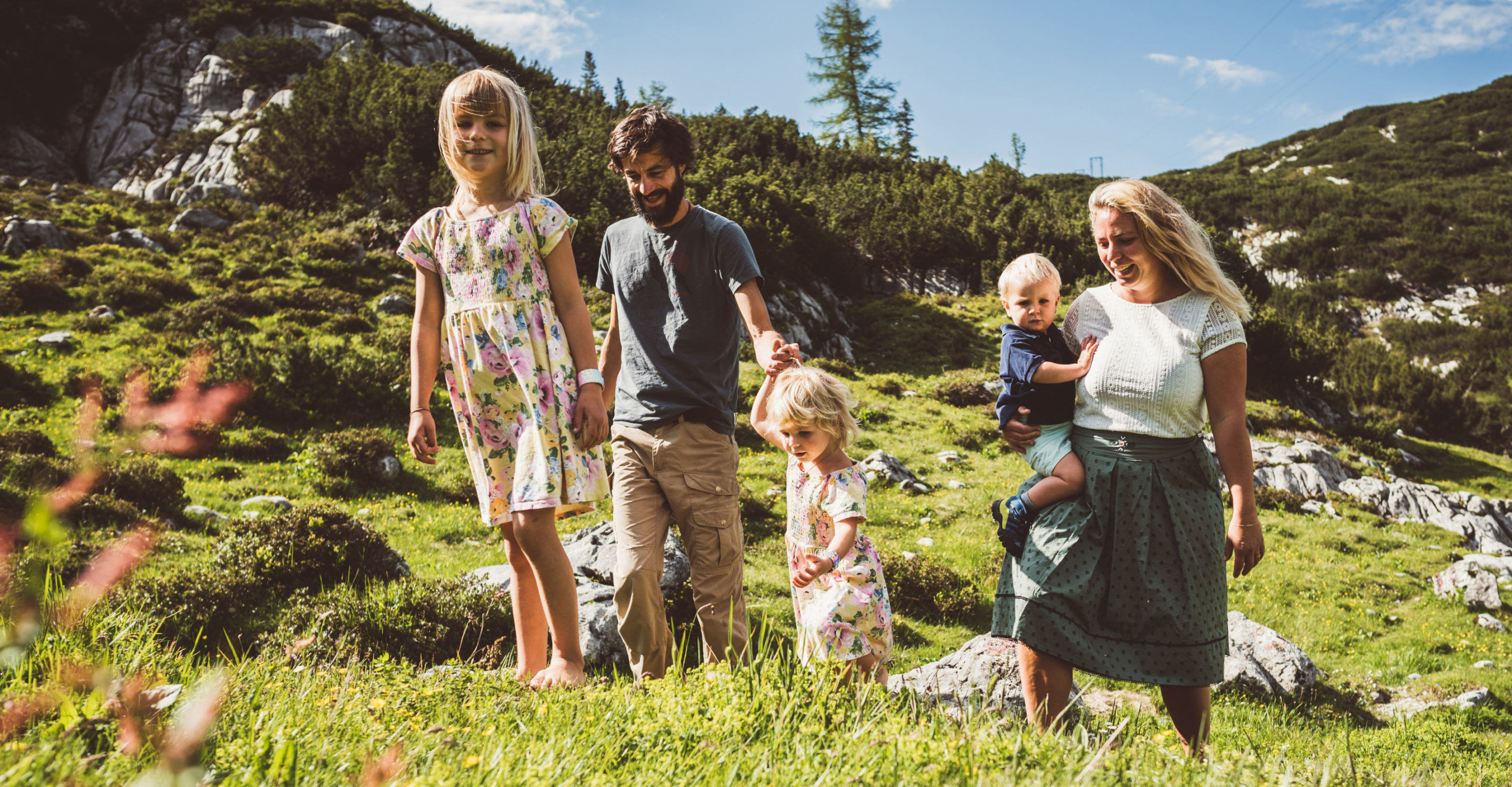 Familie Endl auf der Gjaidalm