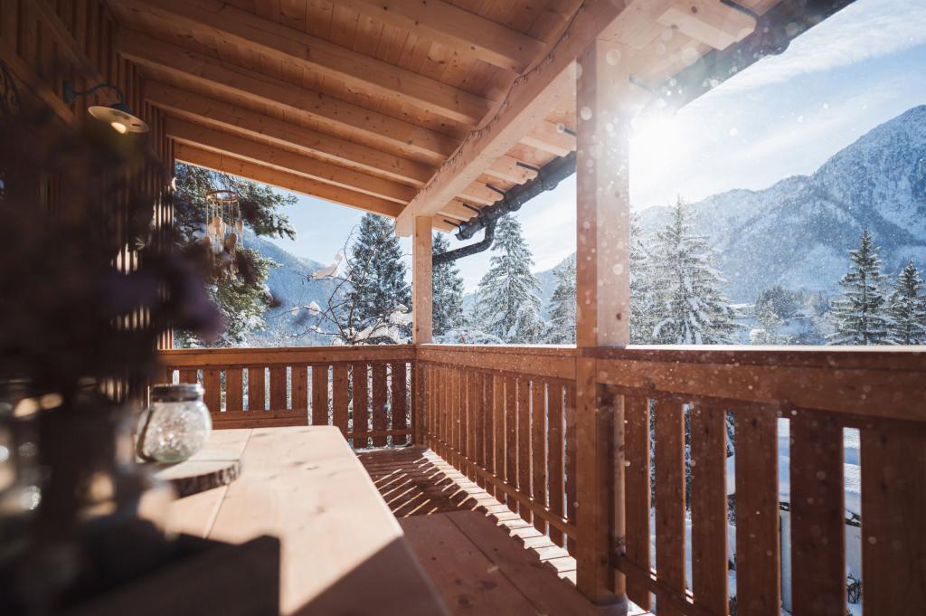 Terrasse im Winter