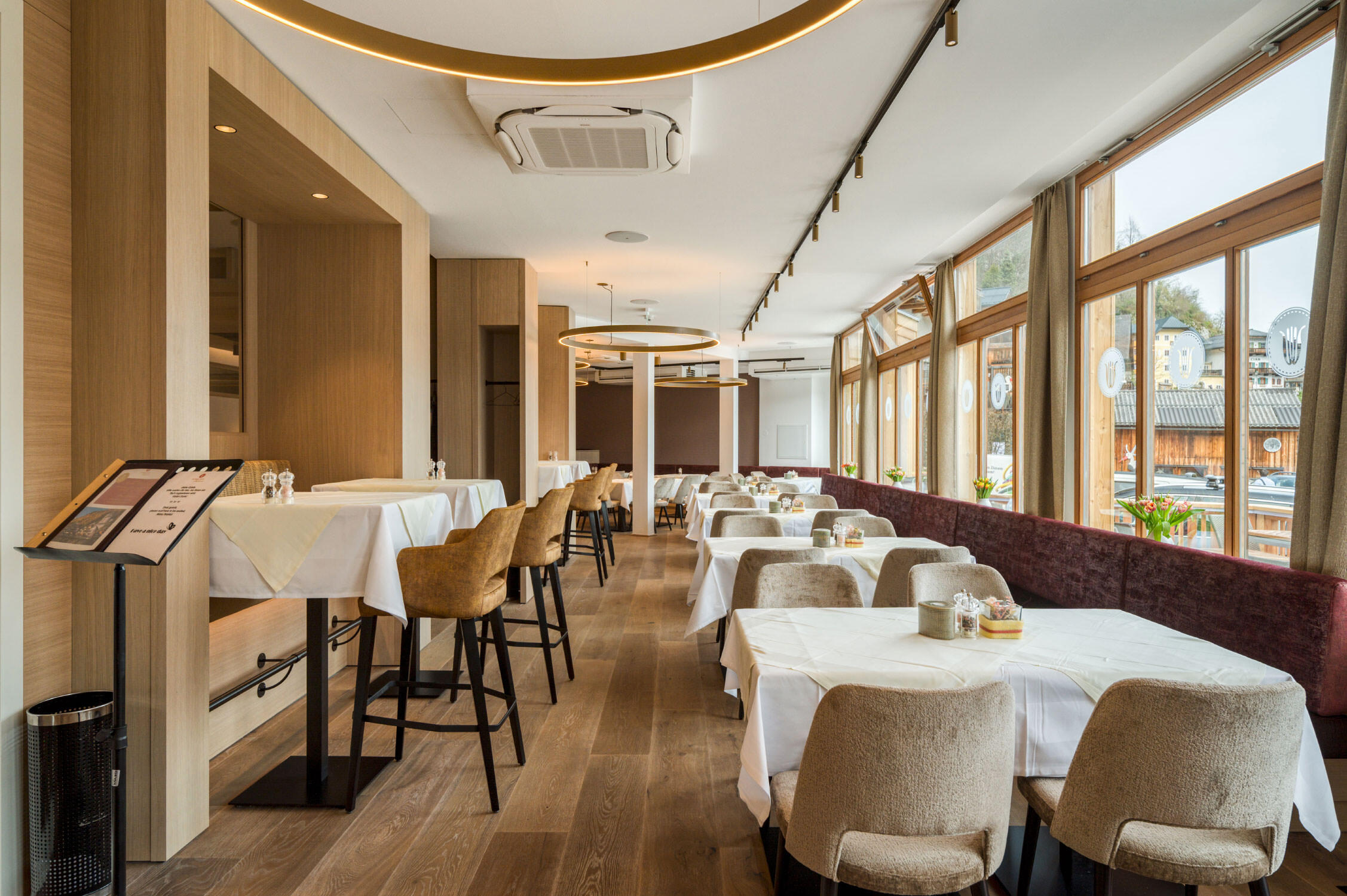 Hotelfotografie im Restaurant des Heritage Hotel Hallstatt